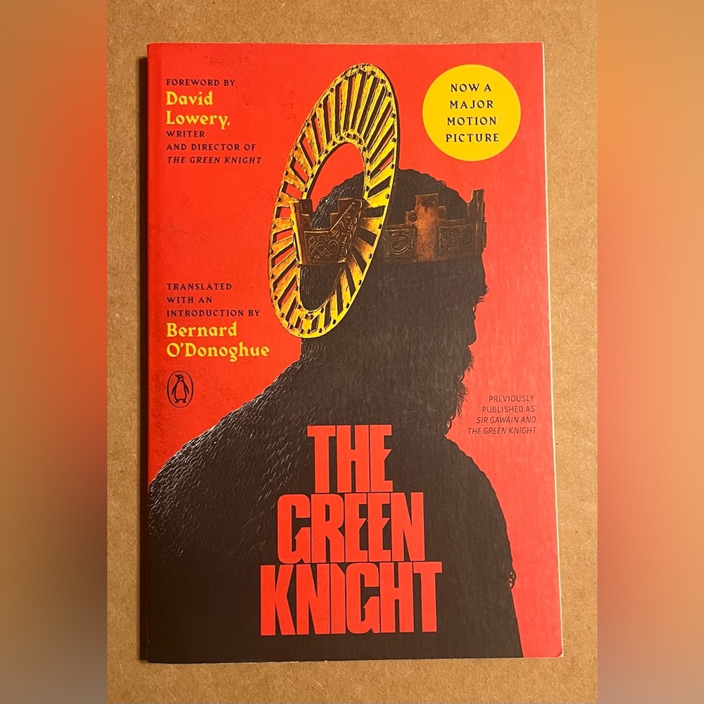SIGNED DAVID LOWERY - The Green Knight by Anonymous Movie Tie-In Paperback - NEW